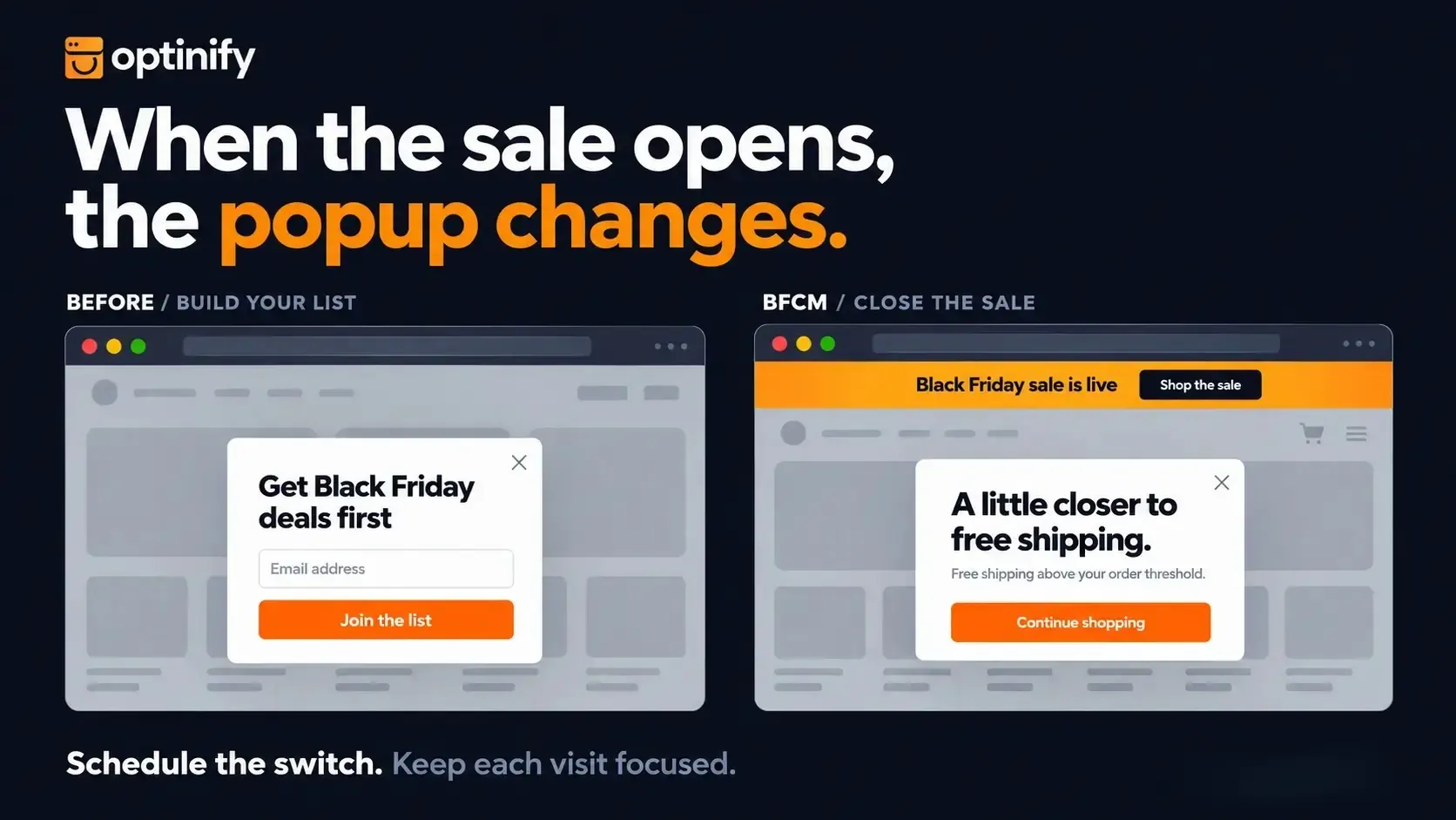 From list building to Black Friday sales.
